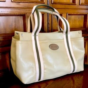 TOMMY HILFIGER Cream Color Tote Bag